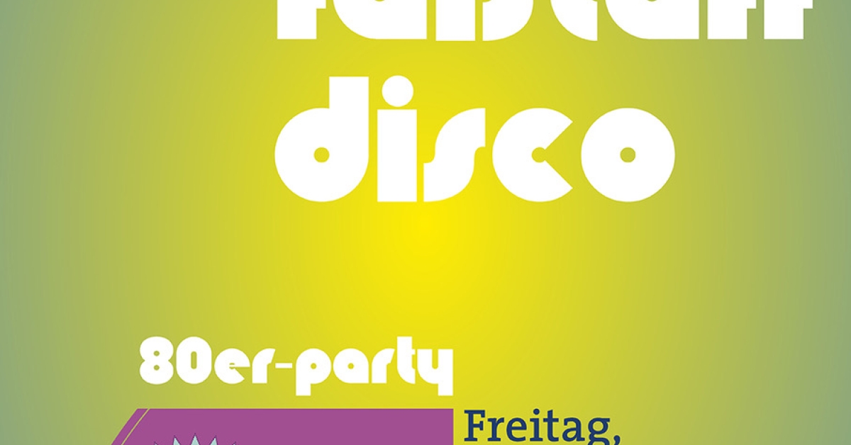 80er-Party Falstaffdisco